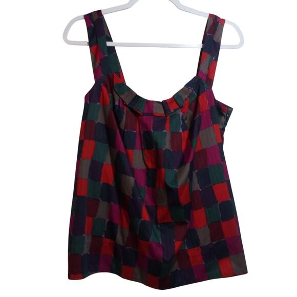 Marc by Marc Jacobs Colorful Block Pattern Women's Sleeveless Tank Top Size 8 - Picture 1 of 7